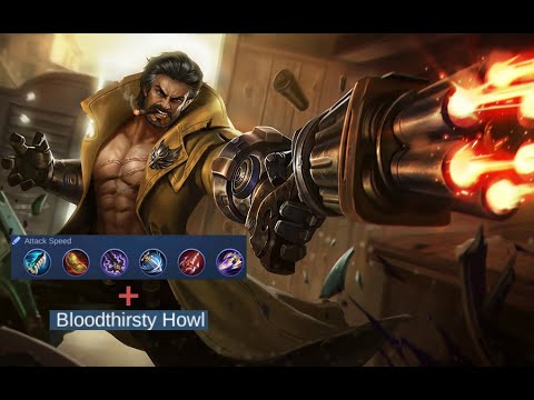 Roger Build Items + Bloodthirsty Howl = 120% Attack