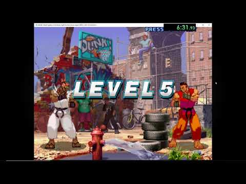 World Record Speedrun (Hardest Difficulty) - Street Fighter 3: Third Strike: 11:04