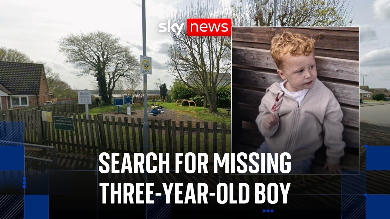 Video: Search continues for nonverbal three-year-old Noah Woods in Brantham
