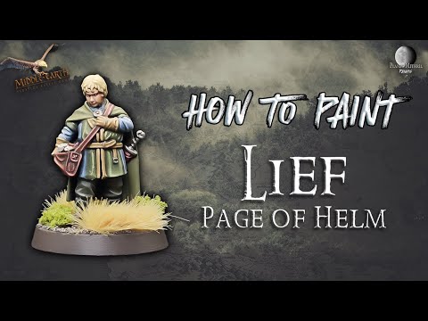 How to Paint Lief, Page of Helm | Lord of the Rings MESBG Painting Tutorial