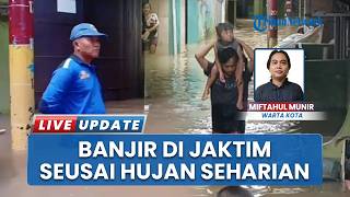 Belum Mengungsi, Warga Kebon Pala Pilih Untuk Bertahan di Rumahnya karena Banjir Belum 2 Meter