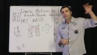 Algebra 2 - Inverse Matrices to Encrypt and Decrypt Messages