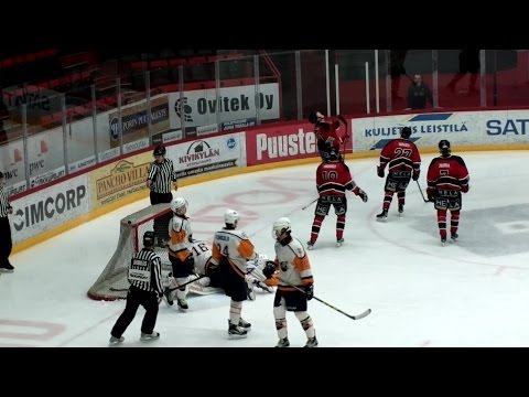 A-Ässät-Kiekko-Vantaa 10.1.2016. Valtteri Pihlajamäen 3-0 maali !!!