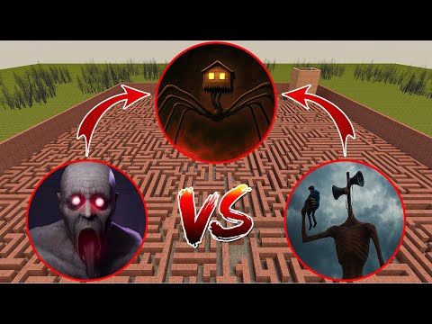 TRAFFIC LIGHT HEAD VS HOUSE HEAD VS SCP 096 VS In Garry's Mod #147