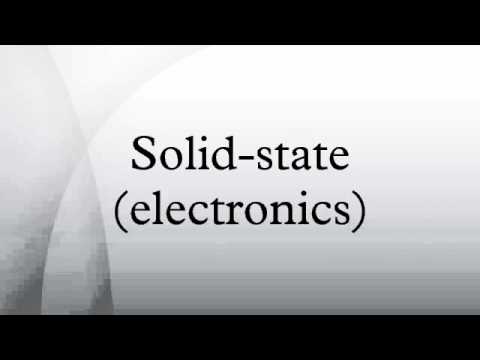Solid-state (electronics)