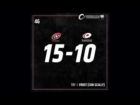 Cornish Pirates vs Saracens TRYLights