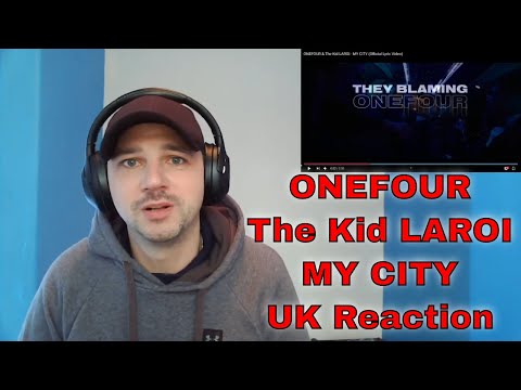 ONEFOUR & The Kid LAROI - MY CITY (Official Lyric Video) - UK Reaction