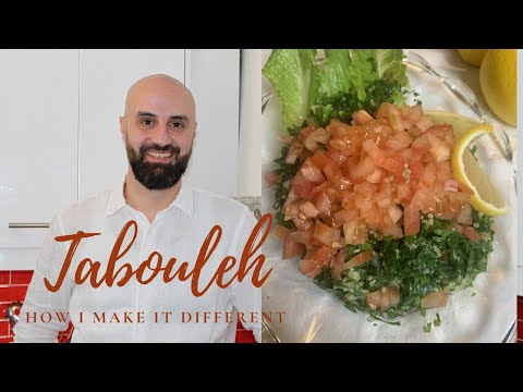HOW TO MAKE TABOULEH - Lebanese recipe - Fresh & lemony salad
