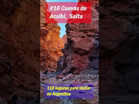 118 lugares para visitar en Argentina (#10 Cuevas de Acsibi, Salta)  #salta #norteargentino