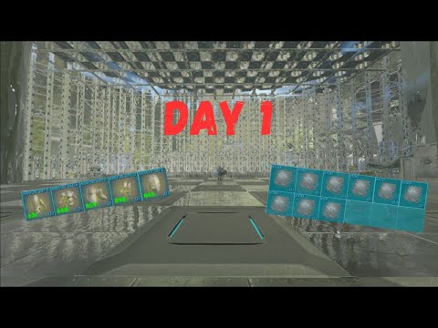My BEST Wipeday EVER and DOMINATING Bee Cave Early Game / INX 2Man Ark Unofficial PvP