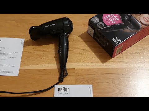 BRAUN Satin Hair 1 - unboxing and quick test