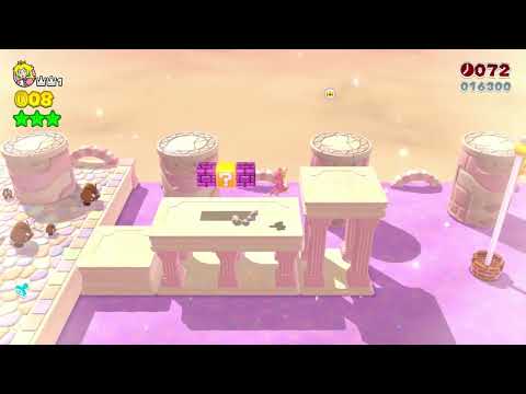 Super Mario 3D World (Switch) 3-4 100% Speedrun - Time: 29 (Former WR)