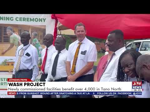 WASH project: Newly commissioned facilities benefit over 4,000 in Tano North.