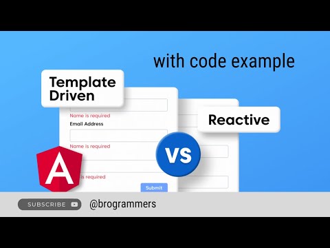Angular Template Driven Forms Vs Reactive Forms