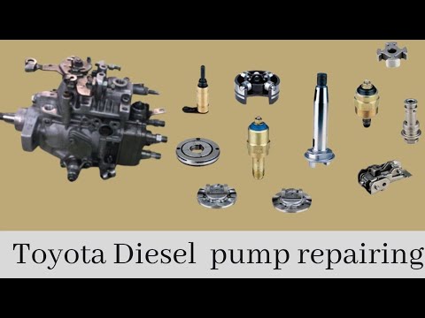 how to fuel injection pump repair toyota denso 3C diesel pump