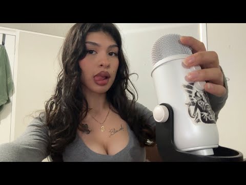 ASMR Spit Painting subscribers Names (extremely tingly) 