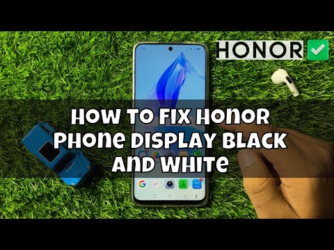 How to Fix Honor Phone Display Black And White