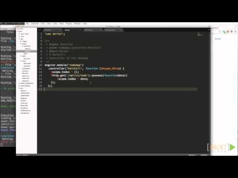 Learn Learning AngularJS Tutorial GET and POST | packtpub com - Mind Luster