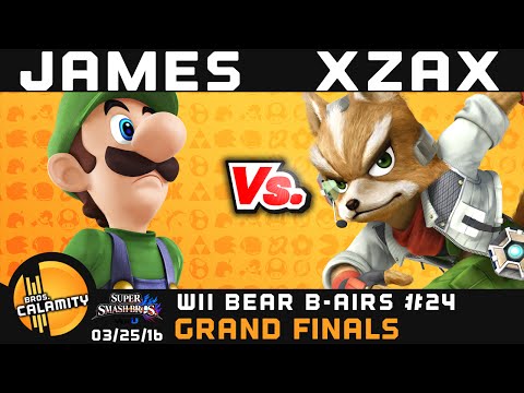 WBB #24 | [L] DMG James (Luigi) vs [W] NME Xzax (Fox) - Grand Finals - Sm4sh Singles