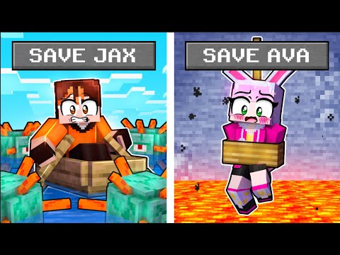 Save AVA or JAX in Minecraft or they're gone forever!