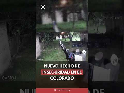 NUEVO HECHO DE INSEGURIDAD EN EL COLORADO