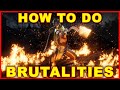 Mortal Kombat 11 How To Do Brutalities