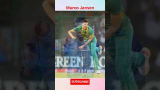 Marco Jansen 😱❤️ | Cricket Player IPL 2023 #shorts #ipl #fyp #tiktok #ytshorts #viral #trending