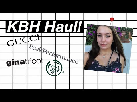 HAUL FRA KBH - GINA TRICOT, GUCCI, PEAK PERFORMANCE, BODY SHOP