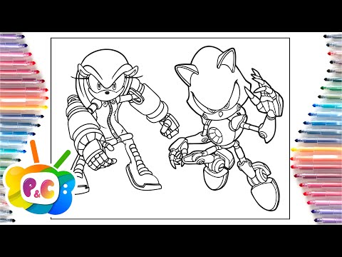 Sonic and Amy Rose Coloring Pages/ Sonic the Hedgehog/ Elektronomia - Energy [NCS Release]