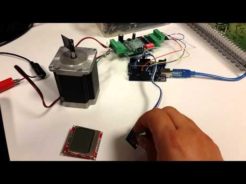 Stepper Motor Accel Library Rotary Encoder Control with Arduino