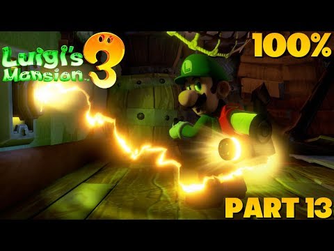 Luigi's Mansion 3 100% Walkthrough Part 13 (Floor 12: Story, Gems, Boo, Achievement & Gold Ghost)