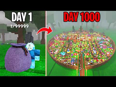 1000 Days to Build a Best Base in 99 Nights in The Forest