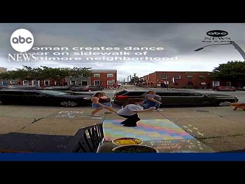Woman creates dance floor in Baltimore neighborhood