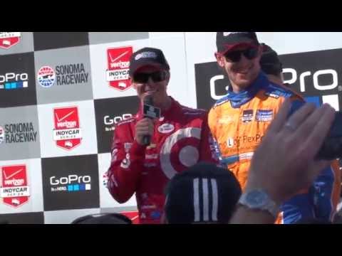 Scott Dixon wins 2015 Indycar Championship @ Sonoma