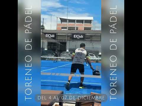 Torneo de Pádel en El Espinal Tolima.