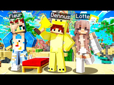 Dennus2 -  FIRST WIN In BEDWARS!  (Minecraft)
