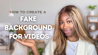 How to Create a Fake Backgrounds for YouTube videos (aesthetic) | step-by-step tutorial.