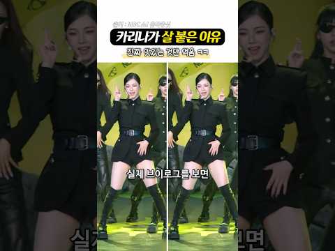 브이로그로 증명된 ‘카리나의 활동기 찐 식사량’