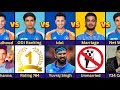 Comparison Abhishek Sharma Vs Shubman Gill Vs Ishan Kishan