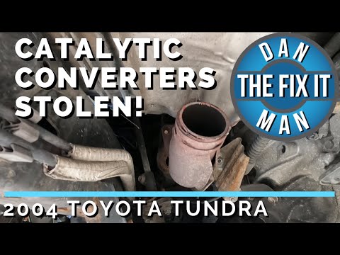 2004 Toyota Tundra - Stolen Catalytic Converters! How to replace them and pass CA Smog Check - DIY