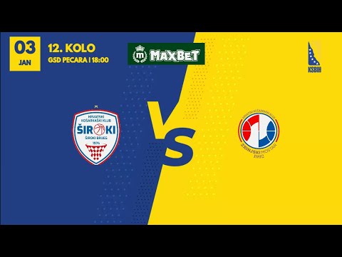 🏀 HKK Široki TT Kabeli vs HKK Zrinjski 1992 | 12. kolo MAXBET Liga BiH | 03.01.2026 | 18:00