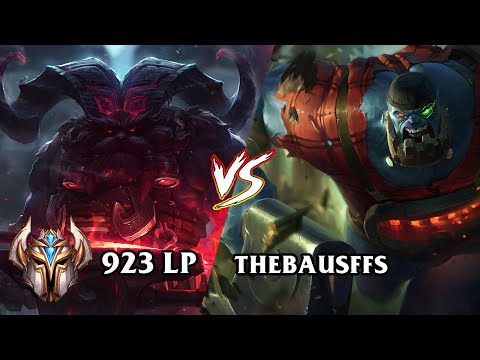 [EUW] CHALLENGER RANK 1 ORNN ''MAKKRO0'' vs CHALLENGER SION ''THEBAUSFFS'' - TopLane Kingdom