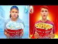 Hot Vs Cold Challenge With Ivan And Maria