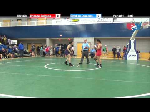 60 KG R3 - Brieana Delgado (OKCU Gator) vs. Siobhan Esquerra (Cumberlands)