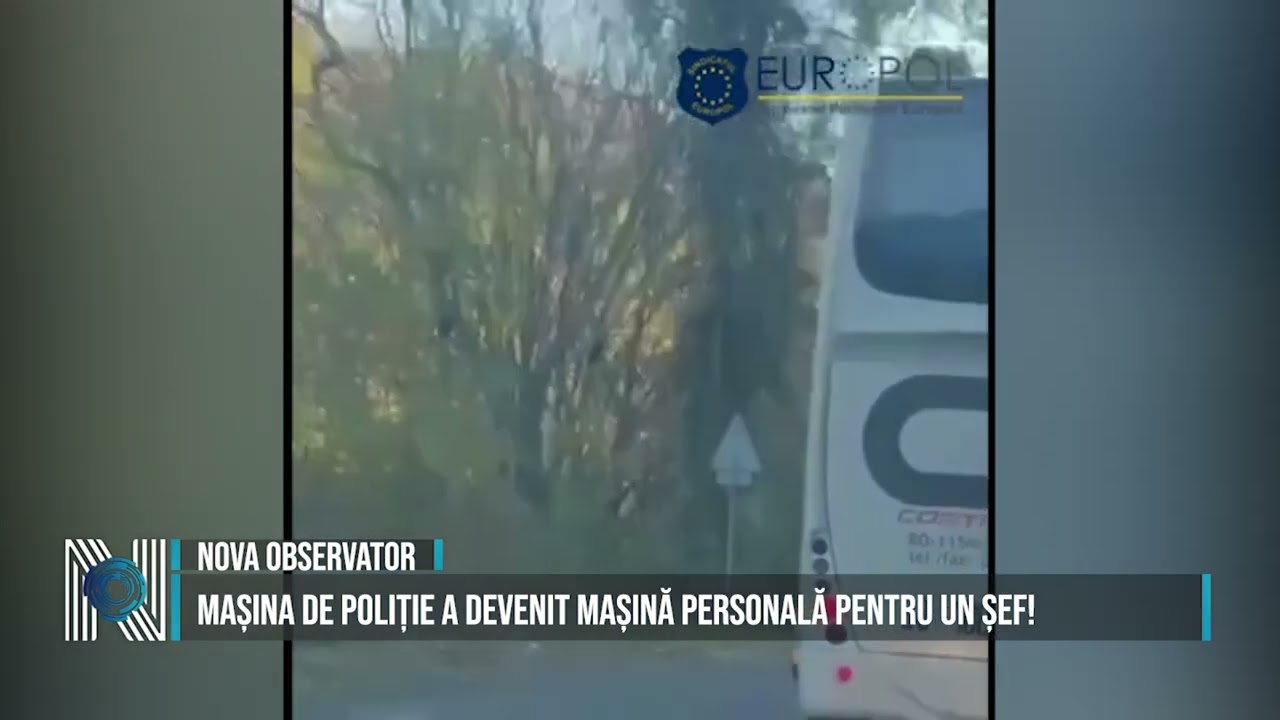 MAȘINA DE POLIȚIE A DEVENIT MAȘINĂ PERSONALĂ PENTRU UN ȘEF!