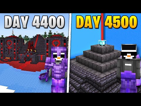 I Survived 4,500 Days in HARDCORE Minecraft...