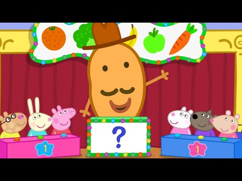 Peppa Pig Official Channel | Who's the Winner at Vegetable and Fruit Quiz?