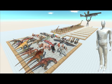 FPS Avatar vs ALL Units with a Grenade Launcher - Animal Revolt Battle Simulator