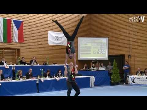 Acro Cup Albershausen 2013 Mens Pair Seniors Combined Germany - Schönholz, Weiße