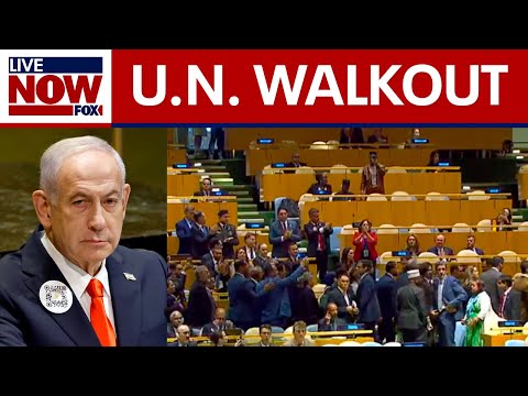 Video | Delegates walk out as Netanyahu speaks at U.N.